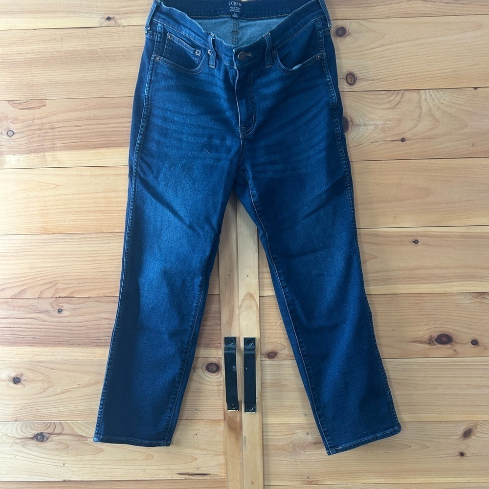 J. Crew High Rise Vintage Straight Jeans Size 29